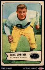 1954 Bowman #118 Ernie Stautner Steelers HOF Boston College 2 - GOOD