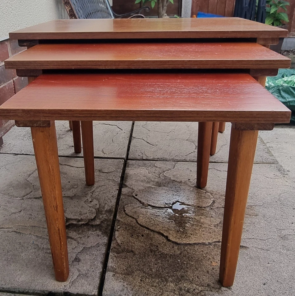 Trio MCM Nesting Tables No 1772. - Image 3 of 4