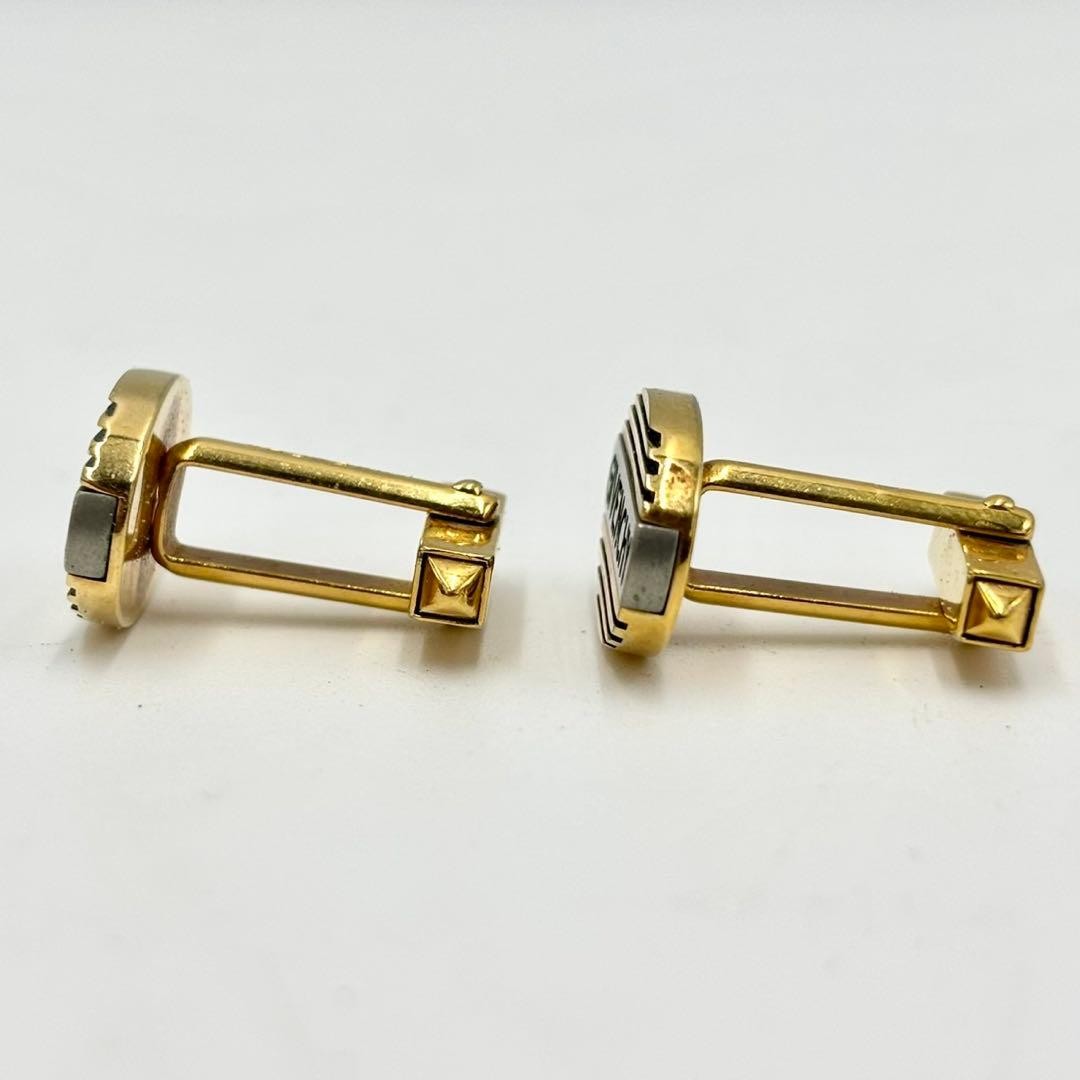 Givenchy Cufflinks Button Button Silver Gold -USE… - image 4