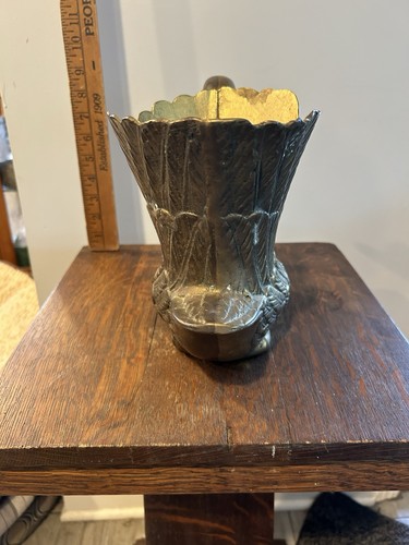 Vintage Solid Brass Swan Planter MCM - Picture 4 of 12