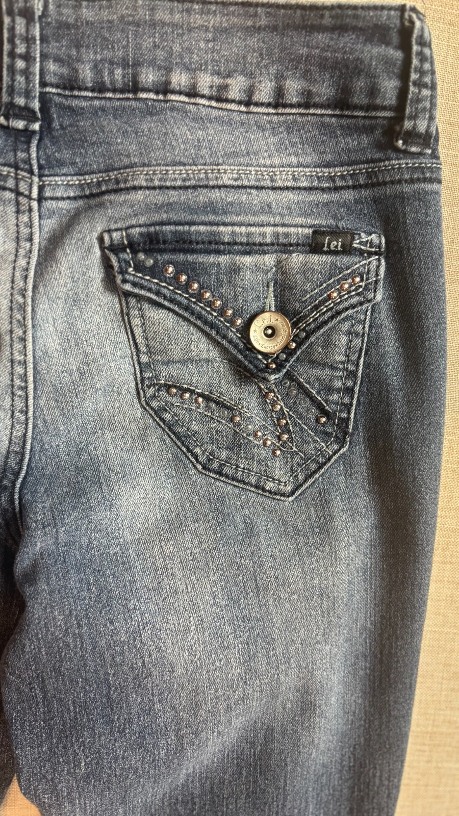 Lee Elizabeth Flare Jeans 9 + LEI Ashley Trouble Bootcut Y2K Denim RN89083 Vtg thumbnail 19