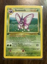 Venomoth 29/64 Jungle 1st Edition Rare Pokemon Card