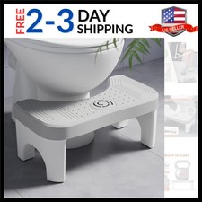 Squatting Toilet Stool for Adults, 7 Inch Poop Stool Squat Adult, Non-Slip Po...