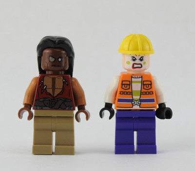 LEGO Minifigure Lot 2pc Joker Monster Fighters