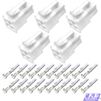 5x Set 4-pol Stecker Molex Mini-Fit Jr. Buchse 39-01-2045, 5557-04-R, 39-00-0038