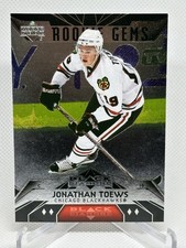 2007-08 Upper Deck Black Diamond Rookie Gems Jonathan Toews #191
