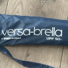 UPF 50 Adjustable Versa-Brella with Secure Clamp  Carry Case