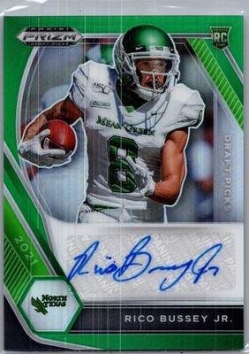 2021 Panini Prizm Draft Picks Collegiate #DPA-RBJ Rico Bussey Jr. Draft Picks