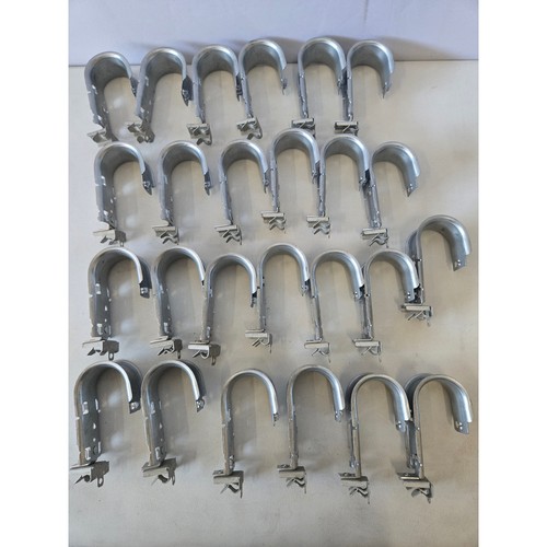 Lot of 20 Caddy CAT32HP 2 inch J-Hooks with Hammeron Beam Clamp 1/8to 1/4 Flange