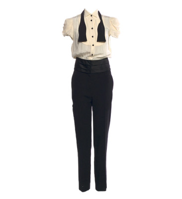 Moschino Cheap & Chic Tuxedo Jumpsuit