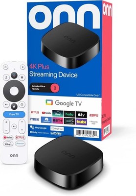 onn 4K Plus Google TV Streaming Device