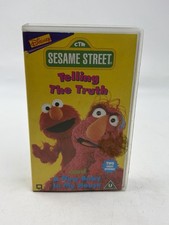 Sesame Street Telling The Truth Rare Video VHS Educational PAL UK