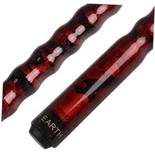 58" Pool Cue/Pool Stick Ergonomic Design Hardwood Canadian Maple 13mm 19oz Wine