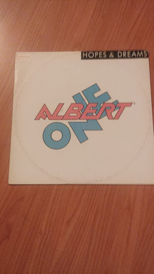 12'' MIX ALBERT ONE HOPES & DREAMS ONE 003 VG+/VG+ ITALY PS 1987 PV BLUE VINYL