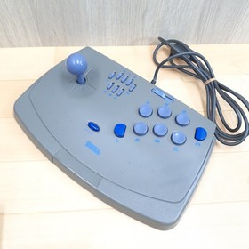 Sega Saturn Console with 2 Virtua Arcade Stick Controllers 3 Games Japan NTSC-J