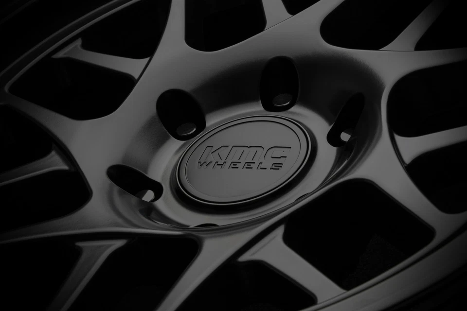 Llanta negra satinada KMC KM717 Bully Ol 17x8,5 5x5,5 17" 0 mm para Ram Dodge Foto 2 de 4