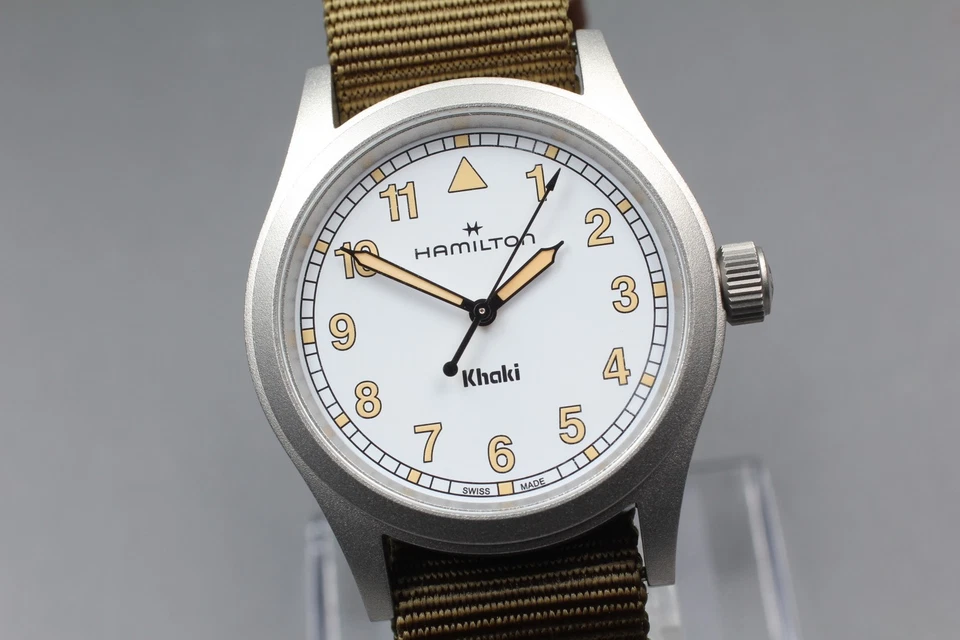 Full Set [MINT] HAMILTON Khaki Field H694010 Men's Quartz Watch JAPAN 38mm - image 4 of 4