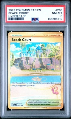 beach court gold pokemon card Pokemon - Beach Court 263/182 - Paradox Rift - Hyper Rare - Gold Foil
