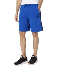 Adidas Men's 3-Stripes 10" Fleece Shorts Small