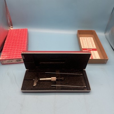 STARRETT 440Z-3RL Depth Micrometer, 0-3 In