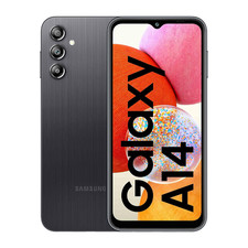 NEW Samsung Galaxy A14 64GB Android Smartphone Unlocked Black Pristine Grade A+