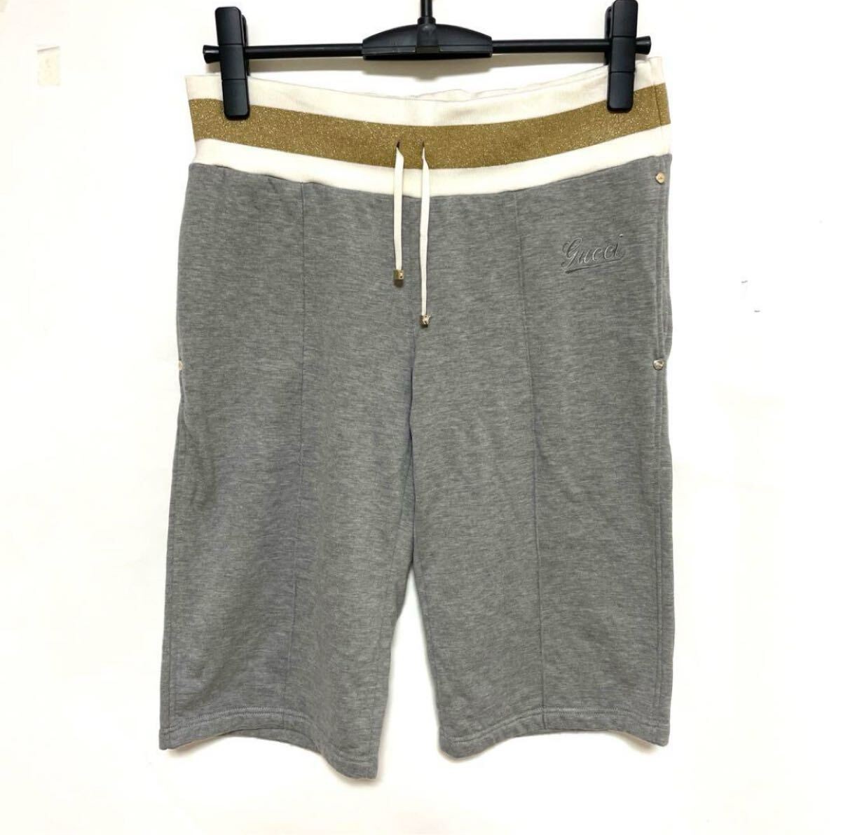 GUCCI Gray S Half Sweatpants Preowned