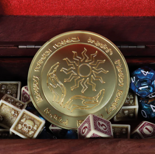 Dungeons & Dragons 24k Gold Plated Amulet of Health Replica Medallion