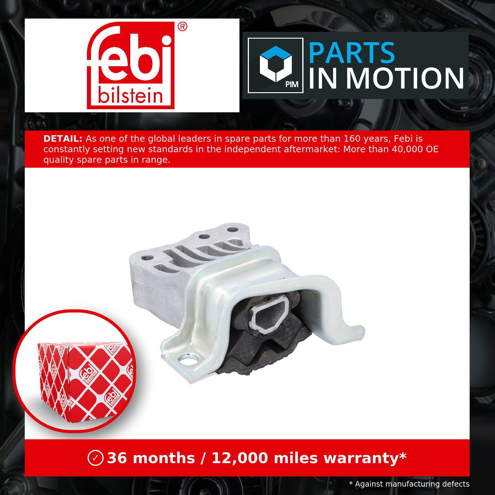 Engine Mount Right 181057 Febi Mounting 1390082080 Genuine Quality Guaranteed