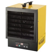 34,120 BTU Ceiling Mount Hardwired Electric Forced Air Garage Heater with Remote