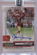 2025 Panini Instant NFL Jauan Jennings Premier Silver Signatures Auto SSP 58/99