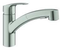 Grohe Eurosmart Einhand-SpüLtischbatterie Mit Ausziehbarer Brause Flacher...