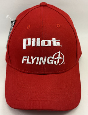 Pilot Flying J Truck Stop RED Baseball Hat Cap OSFA Adjustable