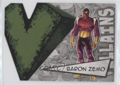 2012 Upper Deck Marvel Beginnings Series 3 Villains Die-Cuts Baron Zemo 0i7t