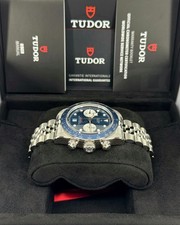 Unworn Tudor Black Bay Chrono 41mm, Boutique Edition, Blue, 79360B, dated 2026 4