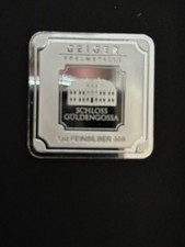 Geiger Edelmetalle 1 oz .999 Silver Square, Schloss Guldengossa