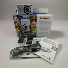 Canon PowerShot Digital ELPH S500 / Digital IXUS 500 5.0MP Digital Camera READ