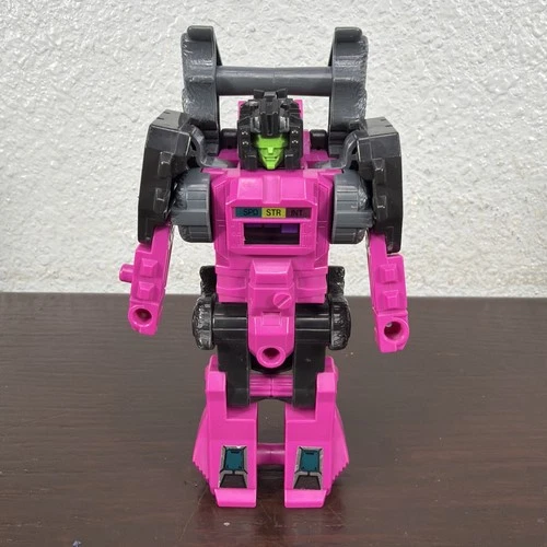 Transformers G1 Fangry Figure Decepticon Headmaster Vintage 1988 + Head Bot
