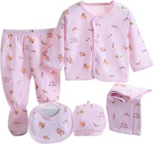 Baby Boy Clothes 0-3 Months 5pcs Baby Girl Outfits Gifts for Newborn
