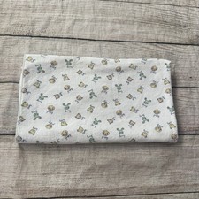 Vintage Sprockets 100 Cotton Baby Blanket White Baby Animal Print puppy bear