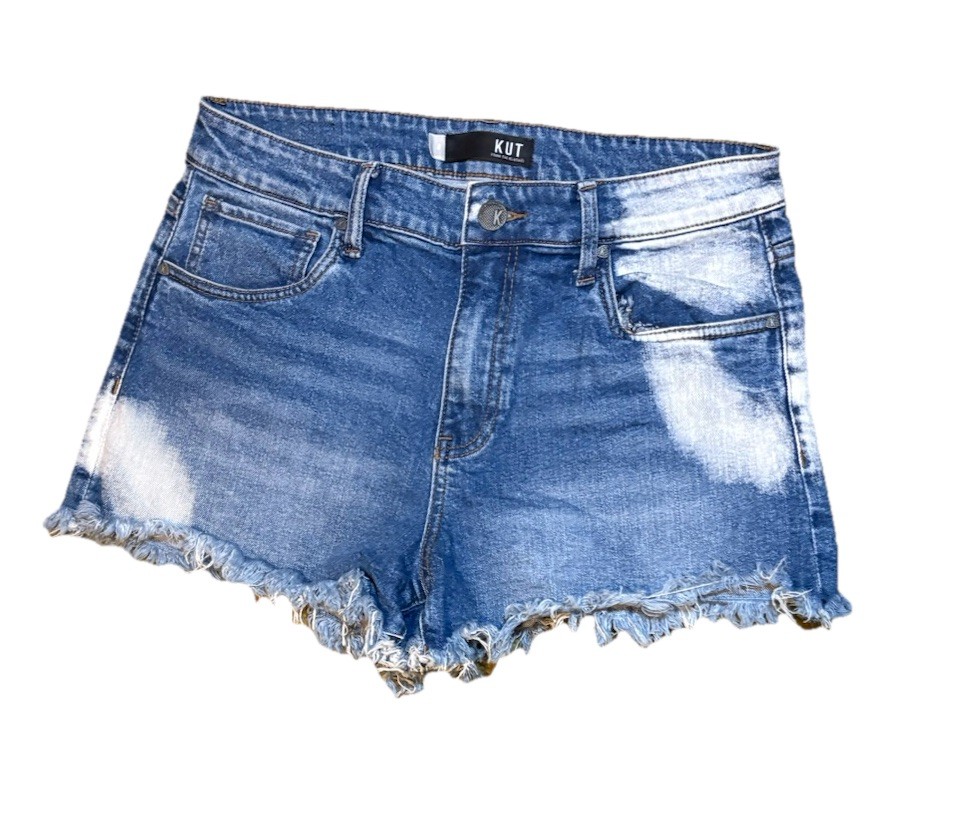 Kut From The Kloth Women’s Denim Distressed Shorts Size 8