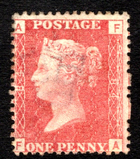 QV MINT 1D RED PLATE 84.