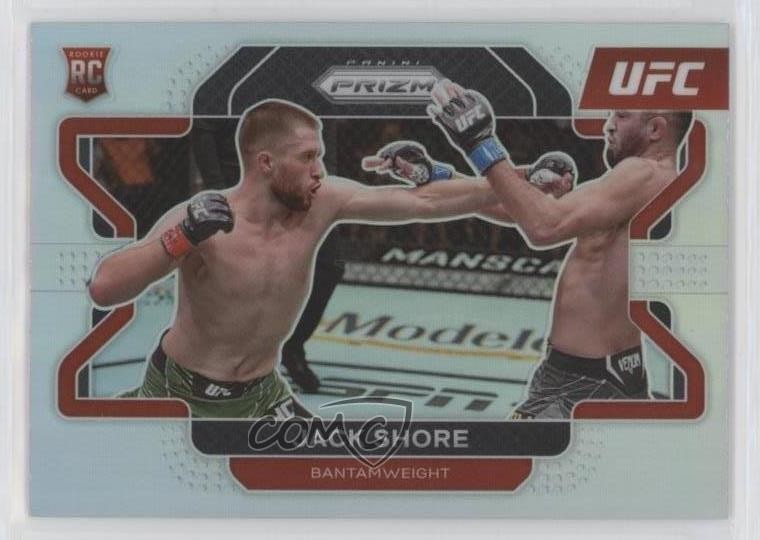 2022 Panini Prizm UFC Silver Prizm Jack Shore #33 13u1