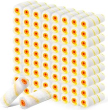 200 Pcs 4 Inch Mini Paint Roller Bulk Small M...