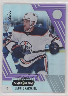 2020-21 Upper Deck Synergy Purple 9/35 Leon Draisaitl #38 0c3