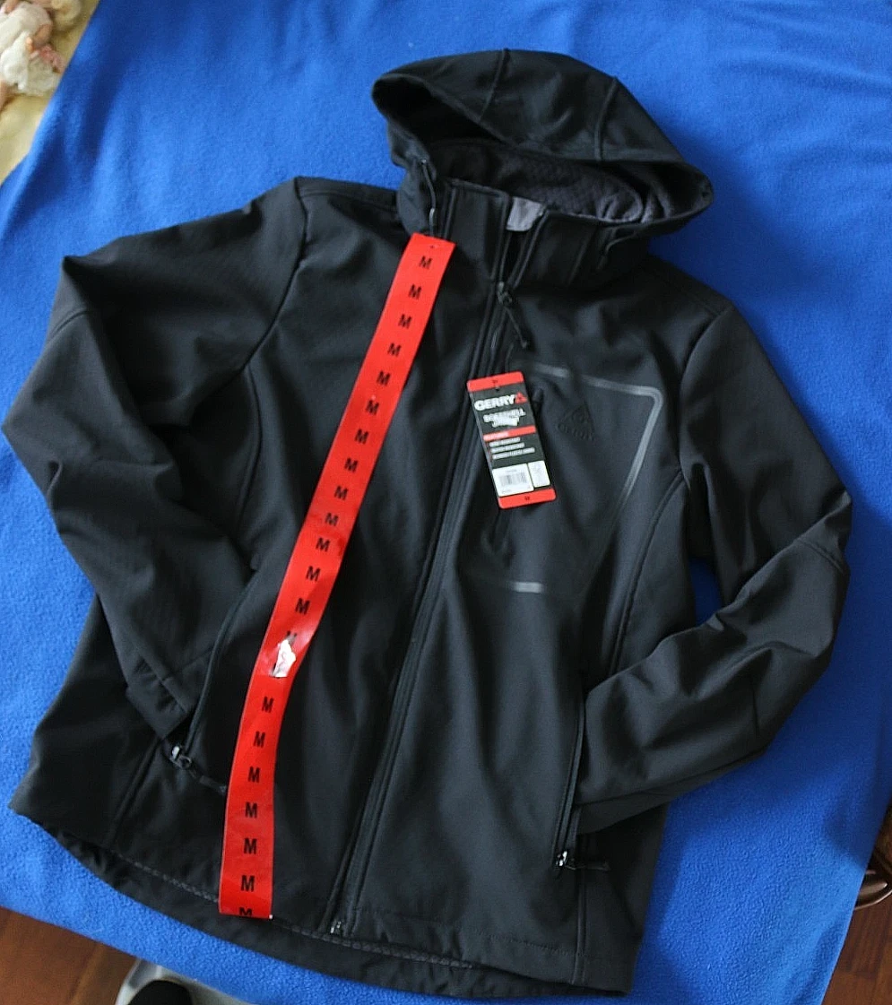 Gerry Softshell Jacket Mens size M with attached hood