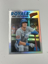 MIKE YASTRZEMSKI 2026 TOPPS HERITAGE #63 CHROME REFRACTOR  ROYALS/BRAVES