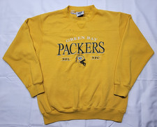 Vintage 90s Medium Lee Sport Green Bay Packers Pull Over Sweat Shirt