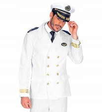 Kostüm Marine Offizier Weiß Xxl Karneval Fasching Seemann