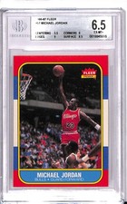 1986-87 Fleer - Michael Jordan #57 BGS 6.5