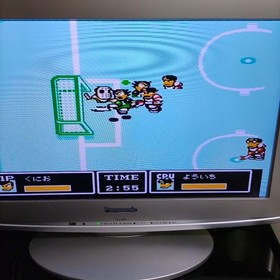 Ike Ike Nekketsu Hockey-bu Kunio-kun Famicom JP ver Used Tested Japanese Ver